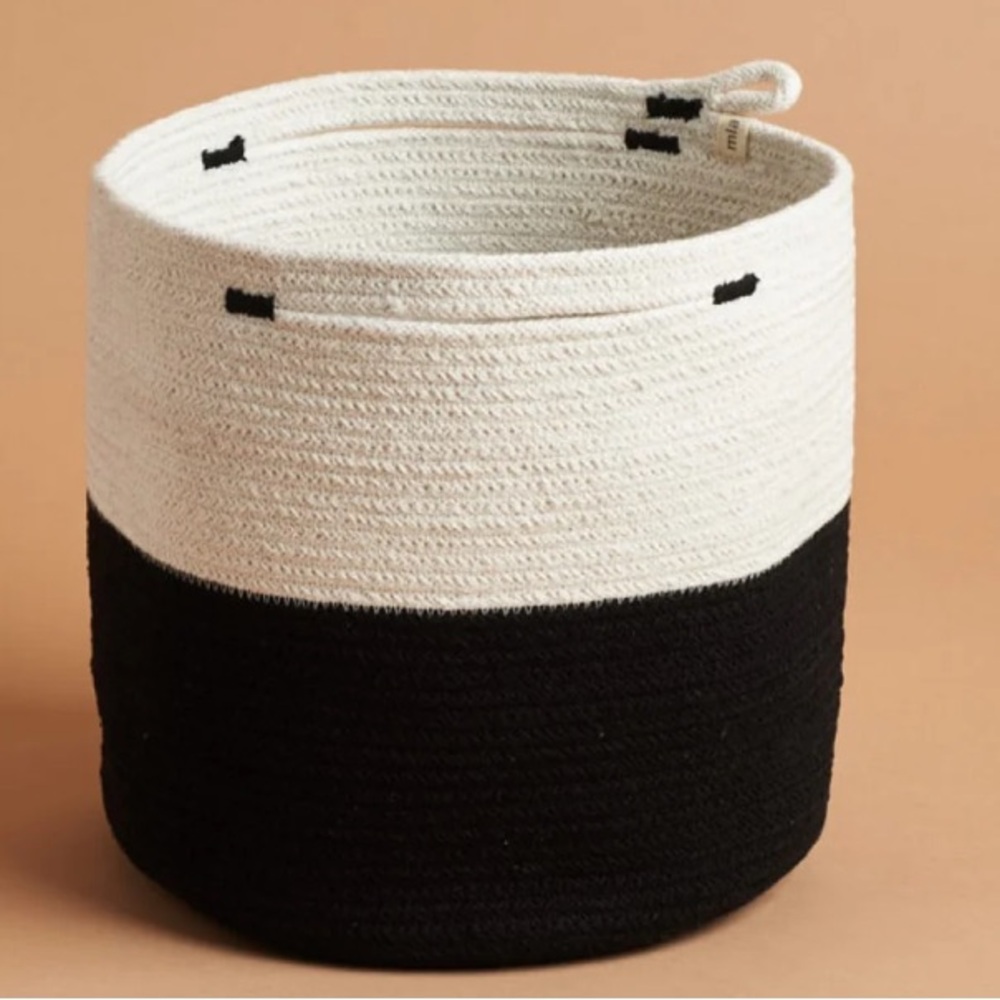 NWT Mia Melange Foldable Cotton Basket
